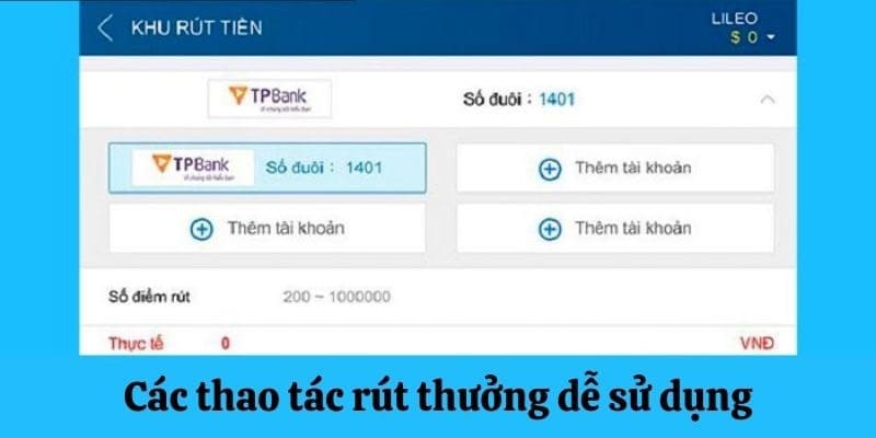 Quá trình rút tiền Ku3393 vô cùng đơn giản và hiệu quả.